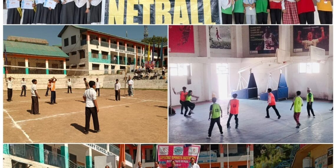 ‘My Youth My Pride’ Takes Grassroots Sports To Rural J&K, J&K Sports Council Holds Volleyball, Netball Events