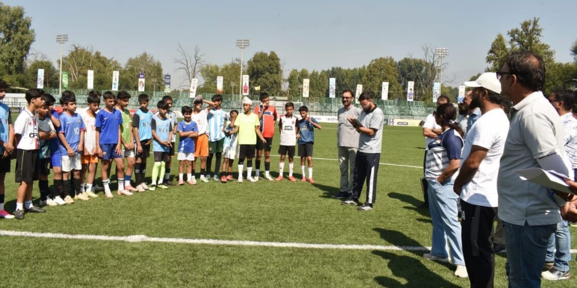 J&K Football Talent On Trial For National Championship Berth