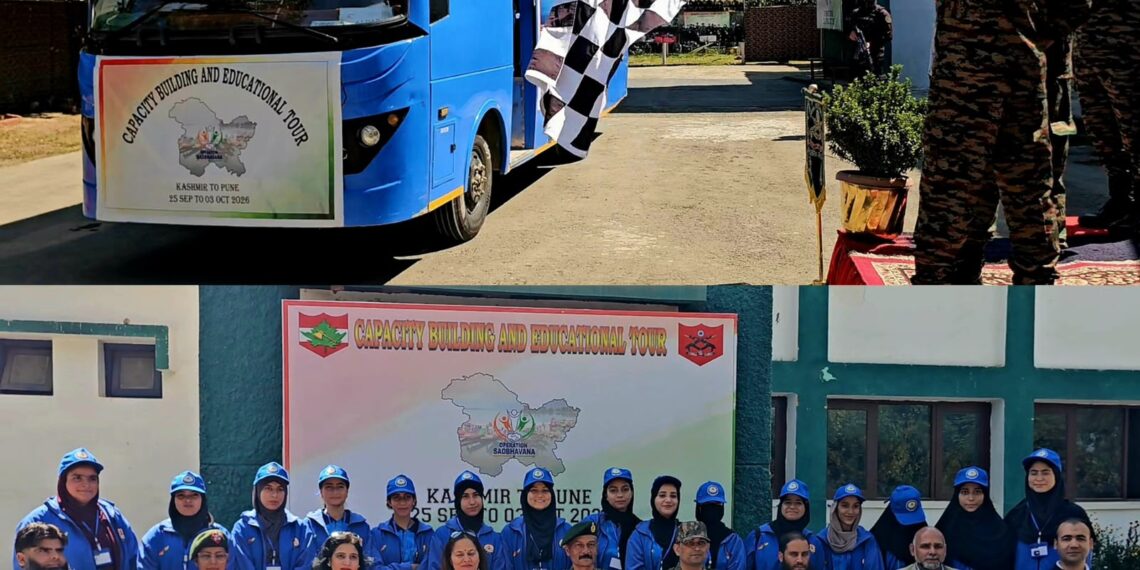 Indian Army Flags Off Capacity Building Tour for 20 Kashmiri Girls to NDA, AFMC in Pune