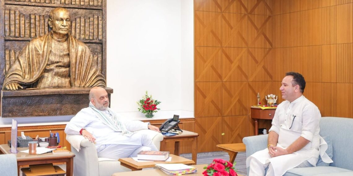 LoP Sunil Sharma Meets Amit Shah, Discusses Key J&K Issues