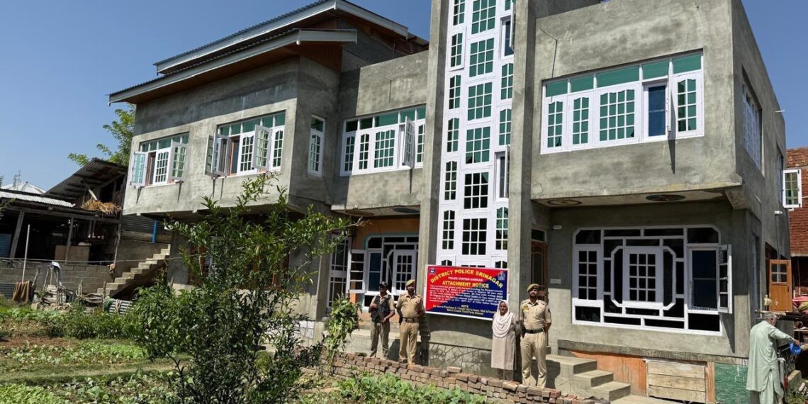 Srinagar Police Attaches Properties Worth ₹7.11 Crore Linked To Drug Trafficking, Terror Activities