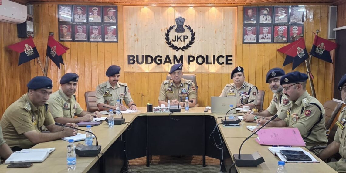 “Strengthen Security Grid, Maintain Heightened Vigilance”: IGP Kashmir to Officers in Budgam