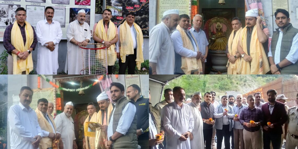 Three J&K BJP MLAs Pay Obesance at Sharda Temple in Teetwal