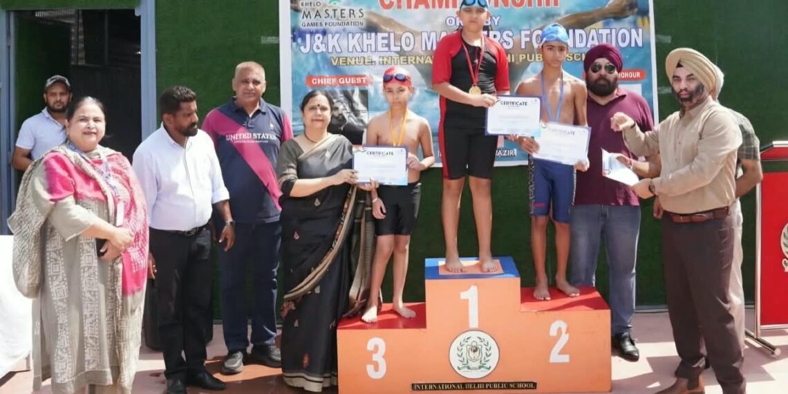 J&K Khelo Masters Foundation organises 4th Khelo Masters inter school and Masters championship in Jammu