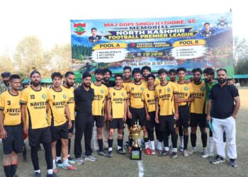 North Kashmir Football Premier League Held in Memory of Maj Gopi Singh Rathore, SC Concludes in Sopore