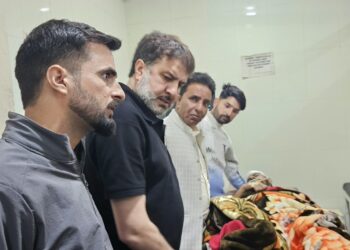 MLA Javaid Ahmad Mirchal Visits Hospitals to Review Seemari Accident Victims