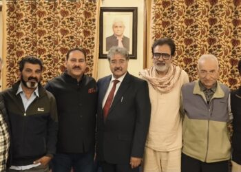 Delegation of Kashmir Film and Television Association (KFTA) Calls on National Spokesperson of Lok Janshakti Party Sanjay Saraf