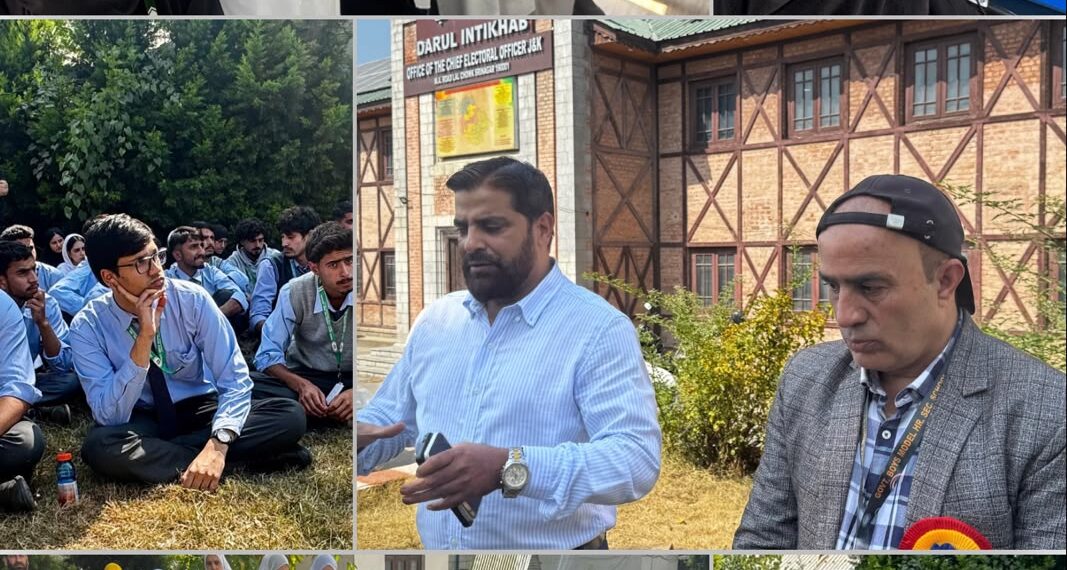“Democracy Begins With Informed Citizens”: J&K CEO Office Engages Students In Voter Awareness Drive