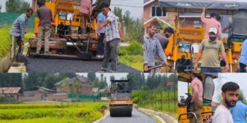 Budgam: Patal Bagh Link Road Blacktopping Completed; Residents Express Gratitude
