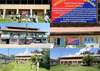 Sopore Police Attaches JeI-Linked Properties at Dooru; Two Buildings, Six Shops and 02 Kanals of Land Attached Under UAPA