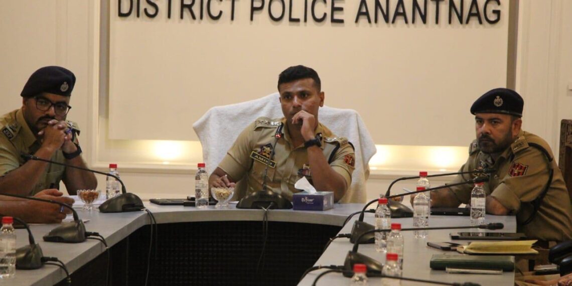 SSP Anantnag Reviews Training, Operations and Investigation Performance of PSIs