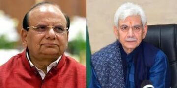 Ladakh LG Vinai Kumar Saxena to Discharge Functions of J&K LG During Sinha’s Leave