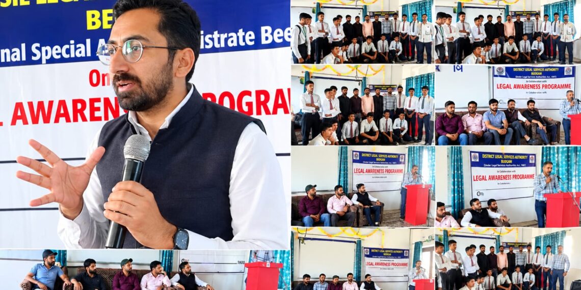 Legal Awareness Programme on Legal Literacy Day Held at Boys Higher Secondary School Beerwah