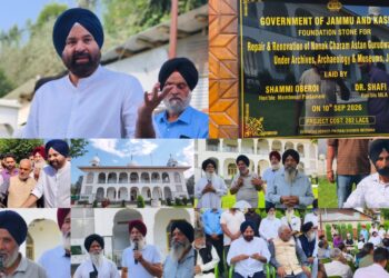 Shammi Oberoi Stresses Development, Peace and Muslim-Sikh Brotherhood at Beerwah Gurdwara