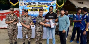 132 Bn CRPF Organises Volleyball Tournament To Promote Youth Engagement In Srinagar
