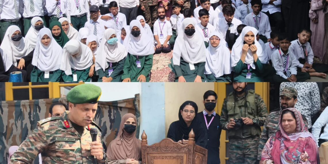 Dagger Division GOC Interacts with Special Students in Baramulla, Encourages Them and shares special moments :