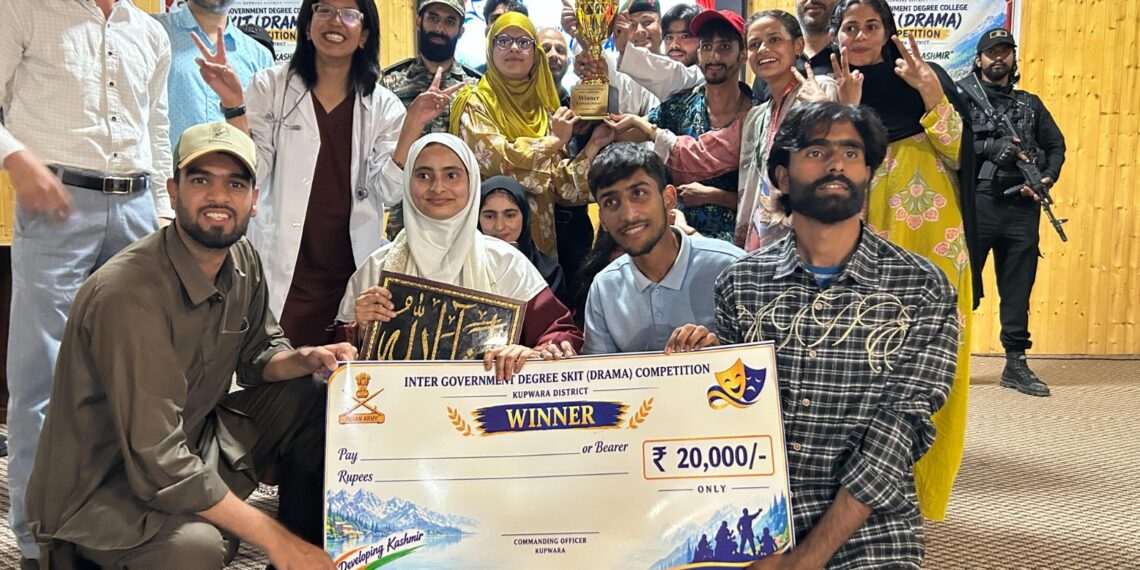 Army Organises Inter-College Skit Competition On “Developing Kashmir” In Kupwara