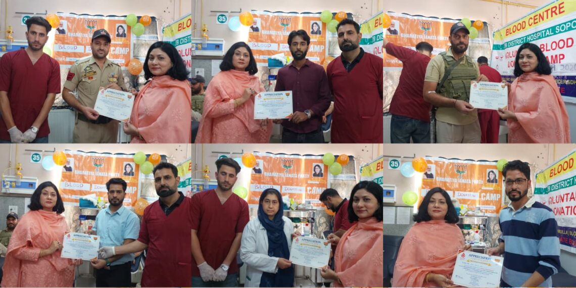 PM Modi’s 76th Birthday Observed as Sewa Divas in Sopore.