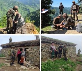 When the hills block the road, the Army brings the hospital