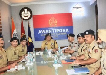 “Scale Up Intelligence-Led Operations”: IGP Kashmir to Officers, Reviews Counter-Terror Preparedness