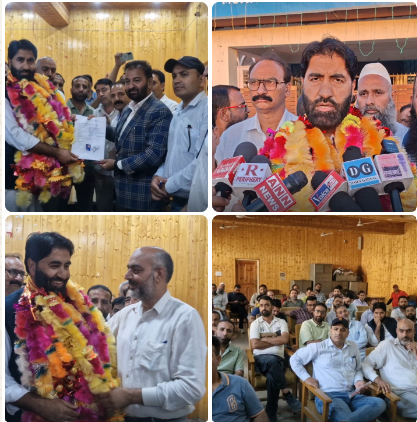 Khalid Rafiq Bhat Files Nomination for General Secretary of J&K RET Teachers Forum.