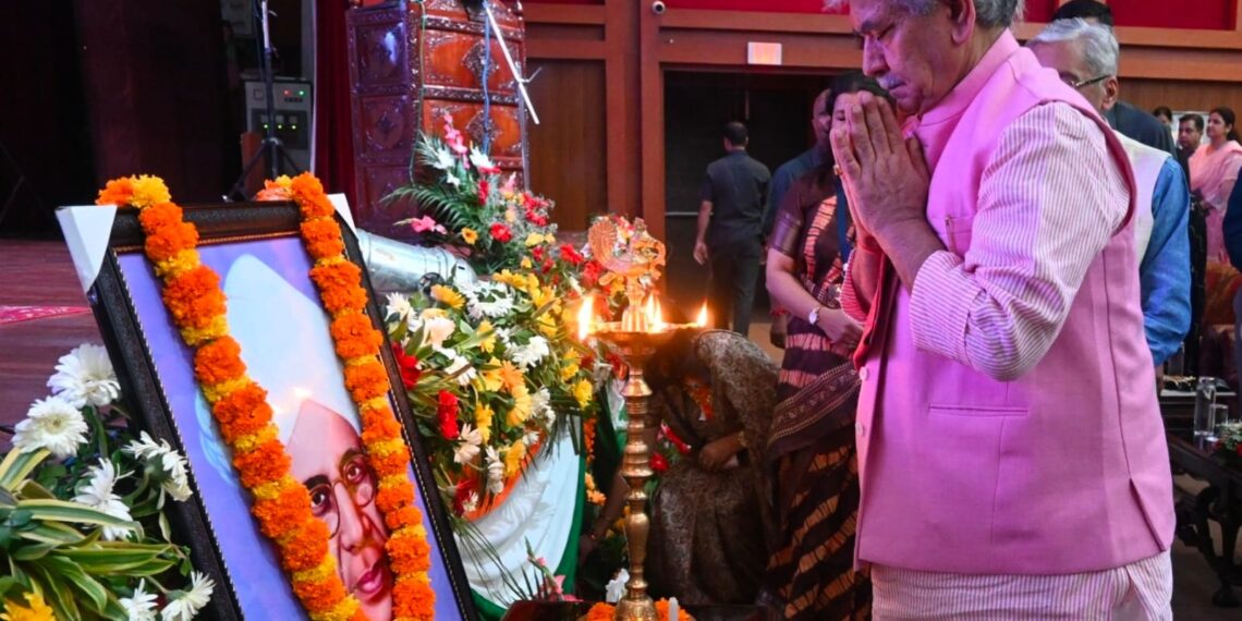 LG Sinha Extends Teachers’ Day Greetings, Pays Tribute to Dr Sarvepalli Radhakrishnan