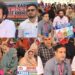 Sufi Tahir Joins NHM Employees’ Protest, Urges Govt to Address Pending Demands