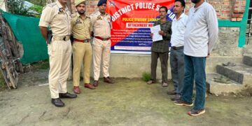 Shopian Police Attach ₹16.56 Lakh House, Freeze ₹4.73 Lakh Cash In Drug Proceeds Case