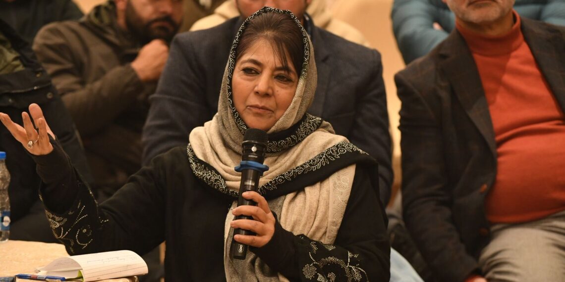 Mehbooba Mufti Calls for Strict Action Against IAS Officer Over Alleged Misconduct