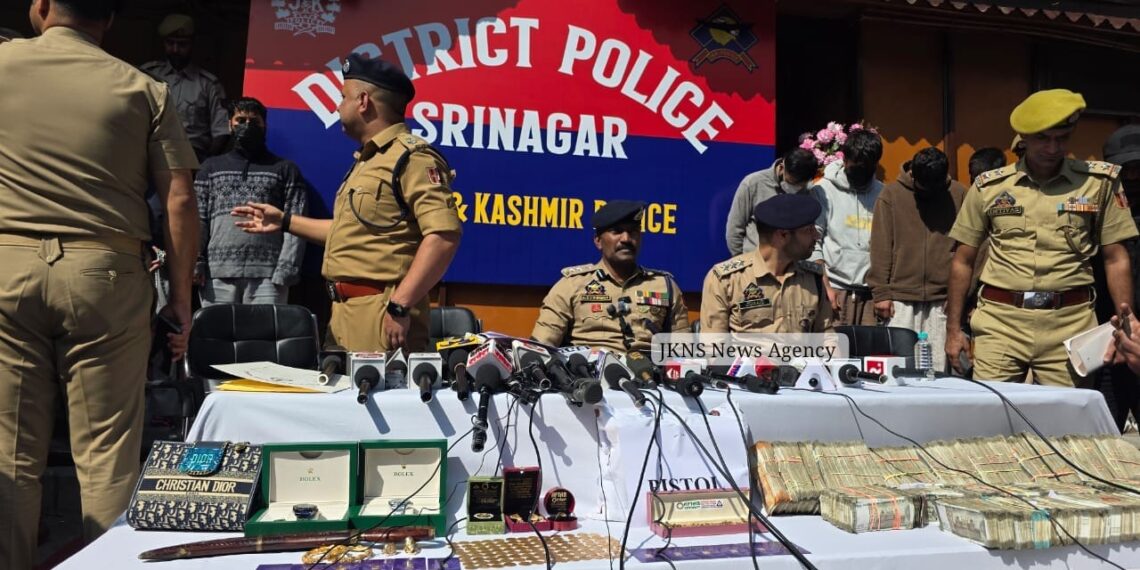 “Drug Network Spread Beyond J&K”: Srinagar Police Bust Major Interstate Narcotics Supply Chain