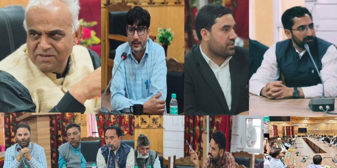 MLA Dr Mohammad Shafi Wani Reviews Public Issues and Development Works in Beerwah