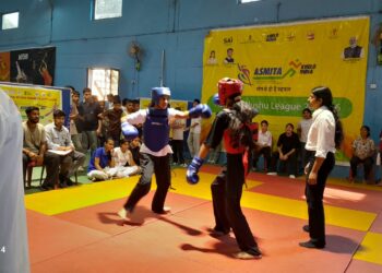 Ashmita Khelo India Wushu League Organised by District Udhampur Wushu Association