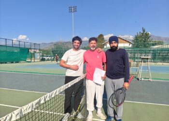 Srinagar Open Tennis Championship begins at Gindun Sports Complex