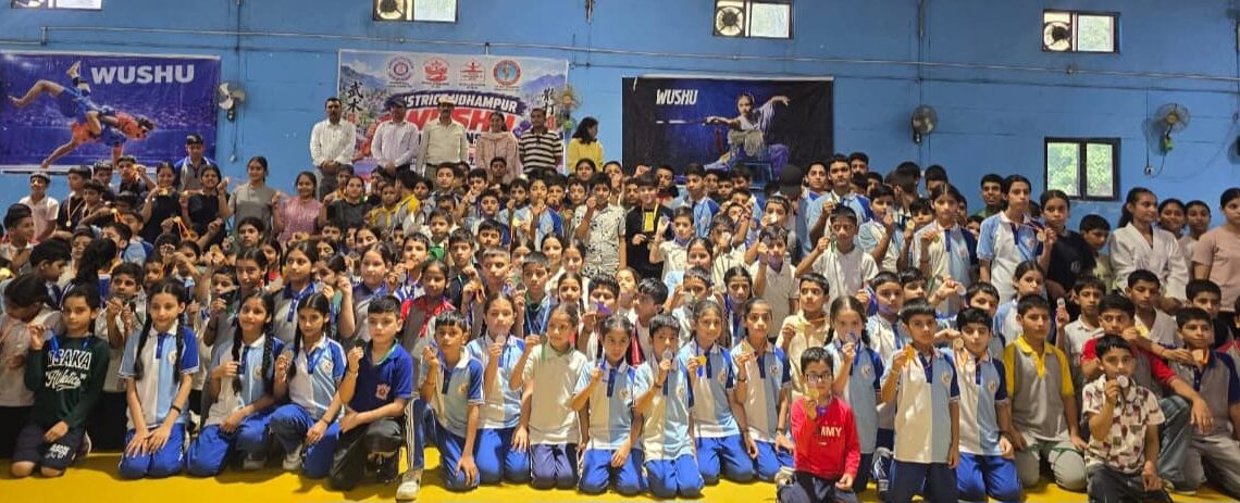 Two-Day District Udhampur Wushu Championship Concludes at Subhash Stadium