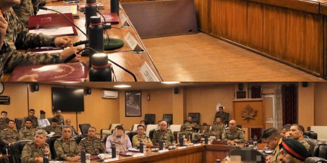 Northern Commander Chairs High-Level Security Review Meeting in Srinagar