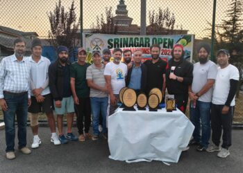 Inayat Jehangir Wins Fourth Consecutive Singles Title at Srinagar Open Tennis Championship