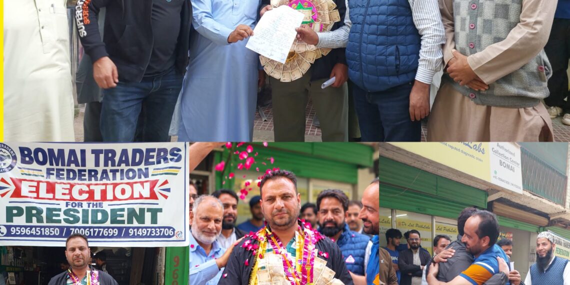 Sayar Ahmad Lone Emerges Victorious in Bomai Traders Federation Election