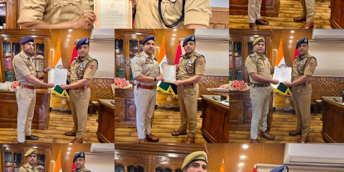 IGP Kashmir Felicitates Srinagar Police Team for Busting Inter-State Drug Network