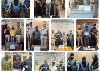 Anantnag Police Arrests 10 Drug Peddlers, Registers 10 FIRs in Single-Day Crackdown