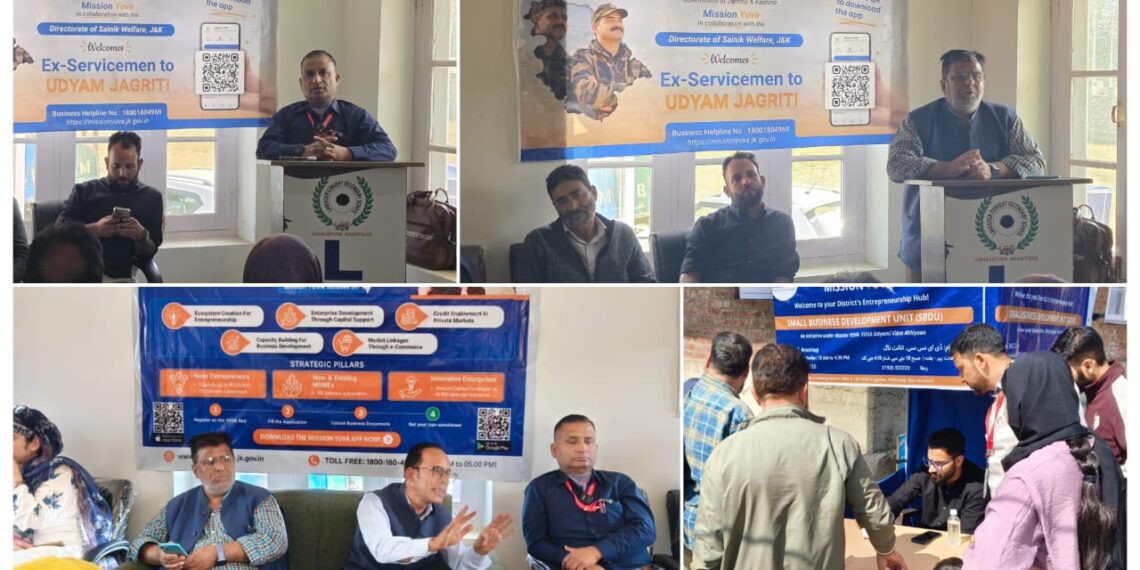 Mission YUVA Anantnag organises Udyam Jagriti program for Re-attired Soldiers in District Anantnag