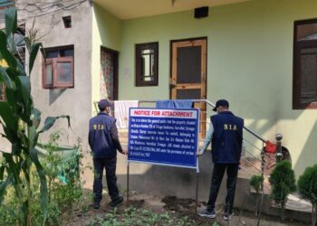 NIA Attaches Srinagar Property Allegedly Used as Safe Haven for LeT Terrorists