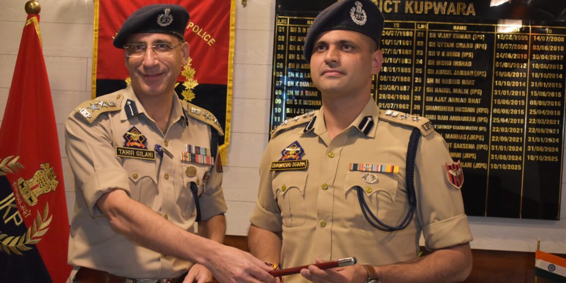 Sudhanshu Dhama Takes Over as Kupwara SSP