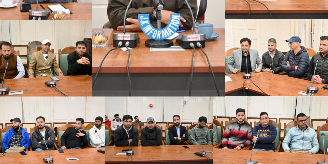 DC Kupwara Abhishek Sharma interacts with Media Fraternity, calls for collective synergy for district’s development