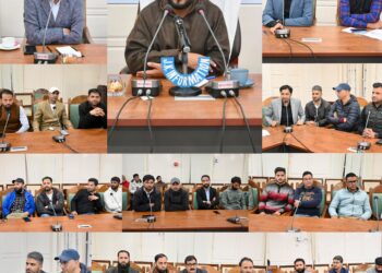 DC Kupwara Abhishek Sharma interacts with Media Fraternity, calls for collective synergy for district’s development