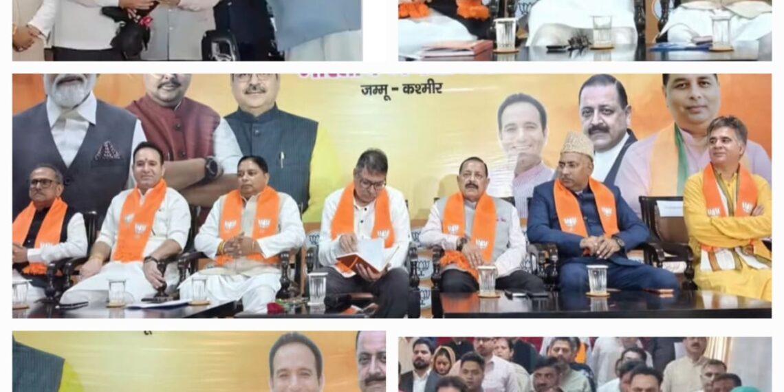 Dr. Satish Poonia Holds Introductory Meeting with BJP Leadership in Jammu