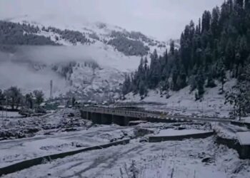 Season’s First Snowfall Closes Mughal Road, Fresh Snow Covers Higher Reaches of Kashmir