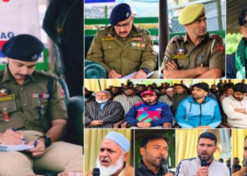 Thana Diwas at Sitharan: SSP Budgam Hariprasad K.K. Listens to Public Grievances, Stresses Community Cooperation