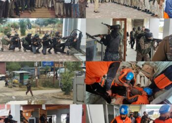 Sopore Police Conducts Mock Drill at Railway Station Sopore