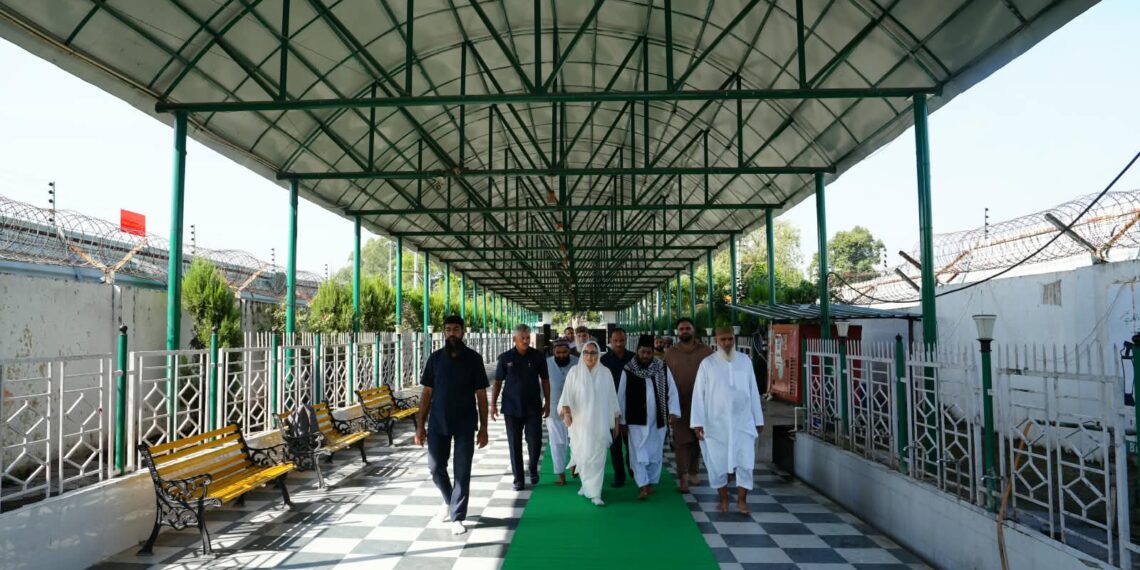 Dr Darakhshan Reviews Ongoing Development Works at Major Shrines in Jammu