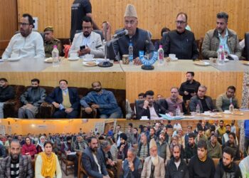 Member of Parliament Er. Ghulam Ali Khatana Chairs Public Darbar at Town Hall Kupwara